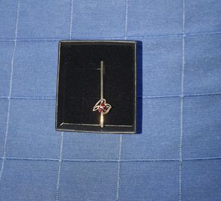 Collar,pendientes,broche plata y granates años 80