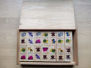 Juego de mesa Dominó de animales para niños