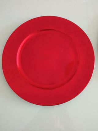 Platos para centro de mesa o bajo plato