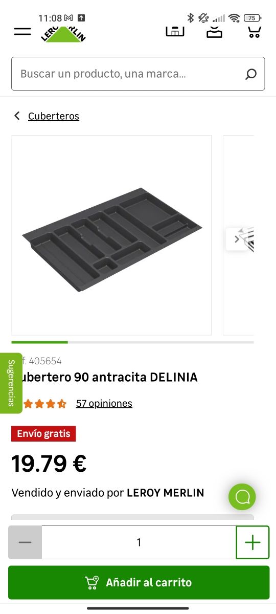 Organizador cubiertos LEROY MERLÍN