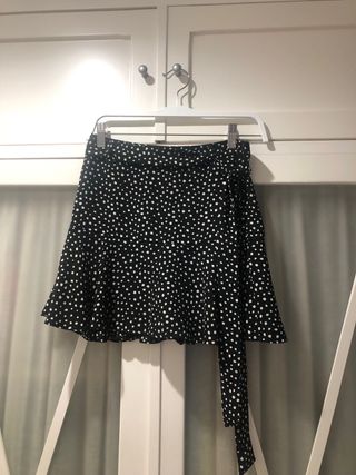 Minifalda pantalon topos Stradivarius