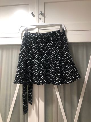 Minifalda pantalon topos Stradivarius