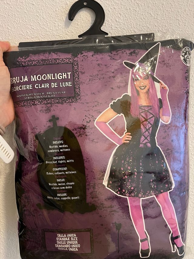 2 disfraces brujas moradas madre e hija