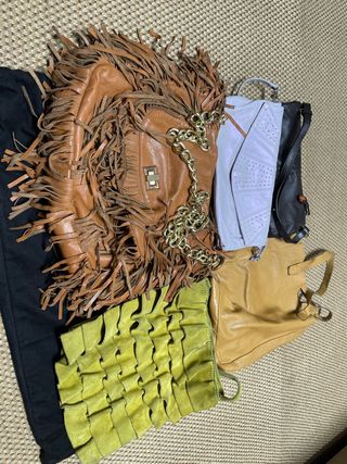 Lote Bolsos en piel varias marcas
