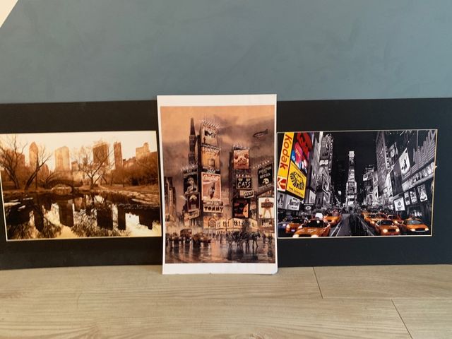 3 Láminas de Nueva York