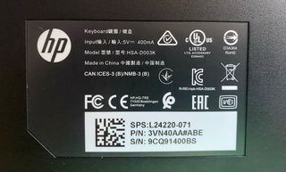 Teclado HP Pavilion 550 Mecanico Gaming