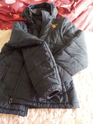 Chaqueta plumas chico futbol