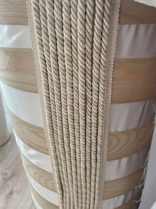 Ganga:Cinta cordon beige rollo 25m  por 0,8€/m