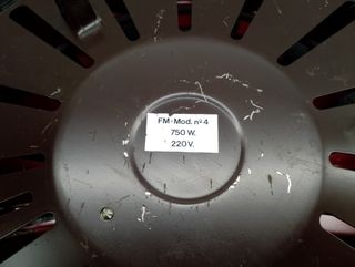 Brasero Eléctrico FM Rojo 750w. Para mesa camilla.