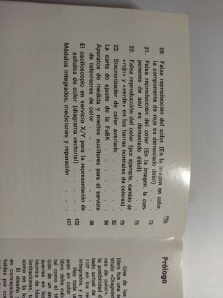 Localización de averías de TV color