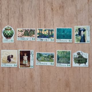 Sellos Japón. Tema arte. Serie completa (2021)
