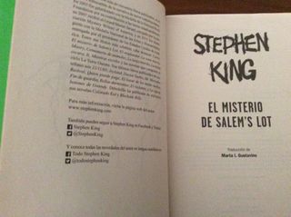 El Misterio de Salem's Lot Editorial Debolsillo 