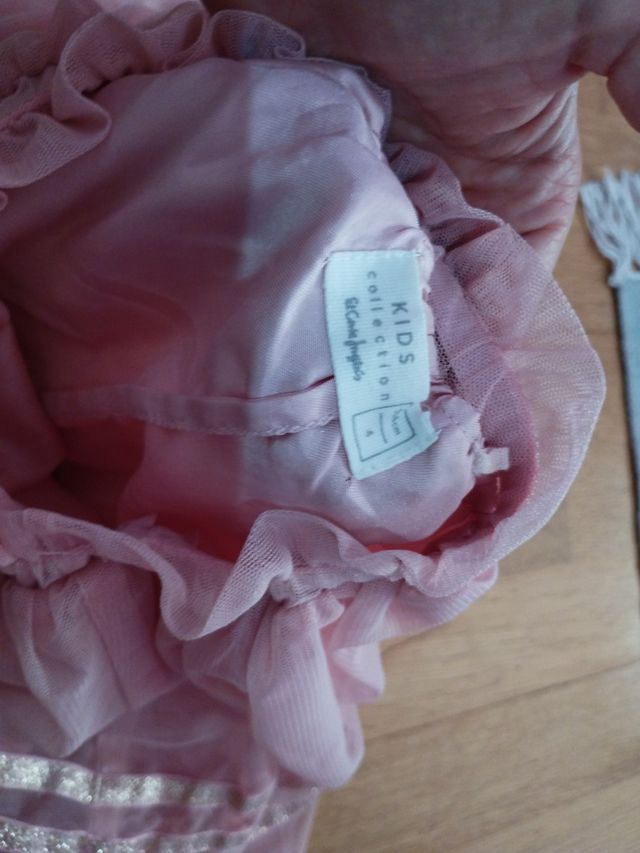 Falda tul niña rosa