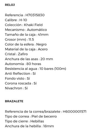 Reloj Hamilton Khaki Field Expedition.