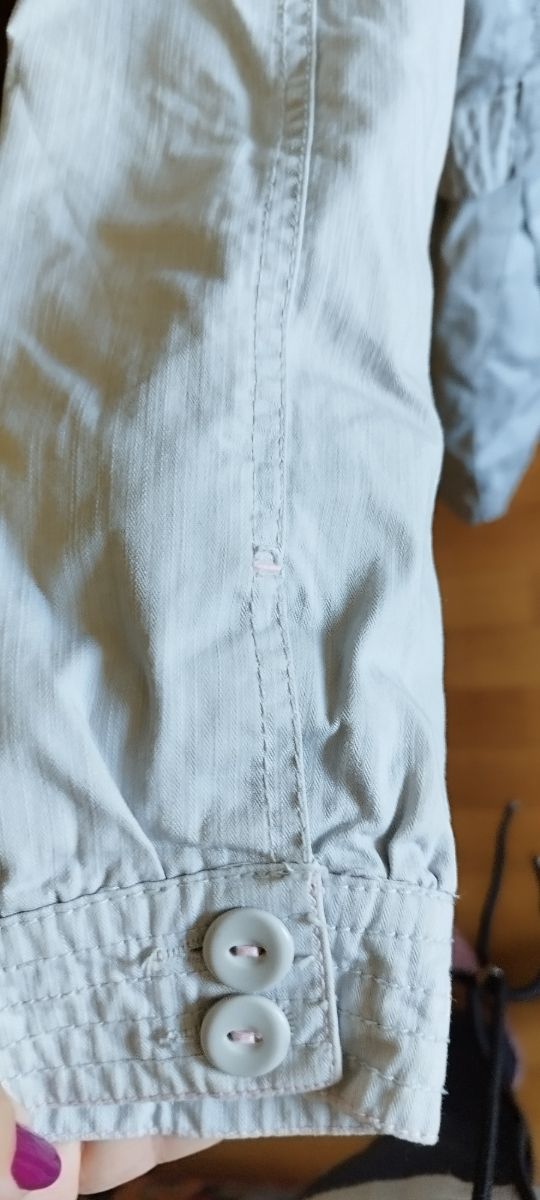 Gabardina niña talla 8 tipo vaquera