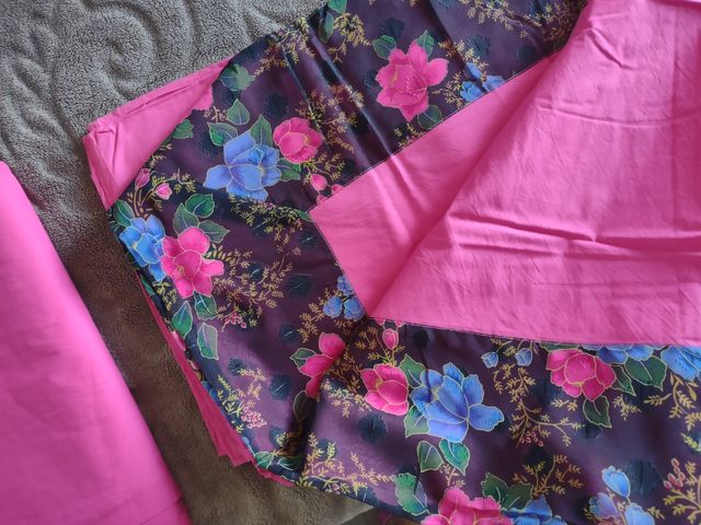 Set lenzuola matrimoniali rosa floreali