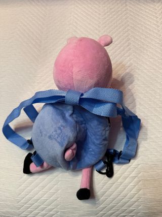 mochila peluche pig y 3 peluches