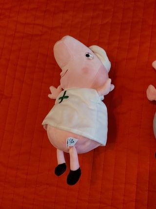 mochila peluche pig y 3 peluches