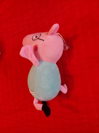 mochila peluche pig y 3 peluches