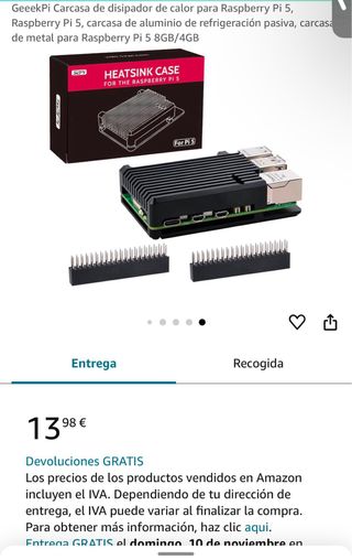 KIT COMPLETO Raspberry Pi 5 4gb