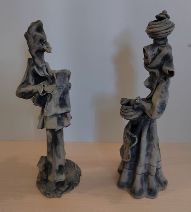 Statue uomo e donna - Stelio Mola