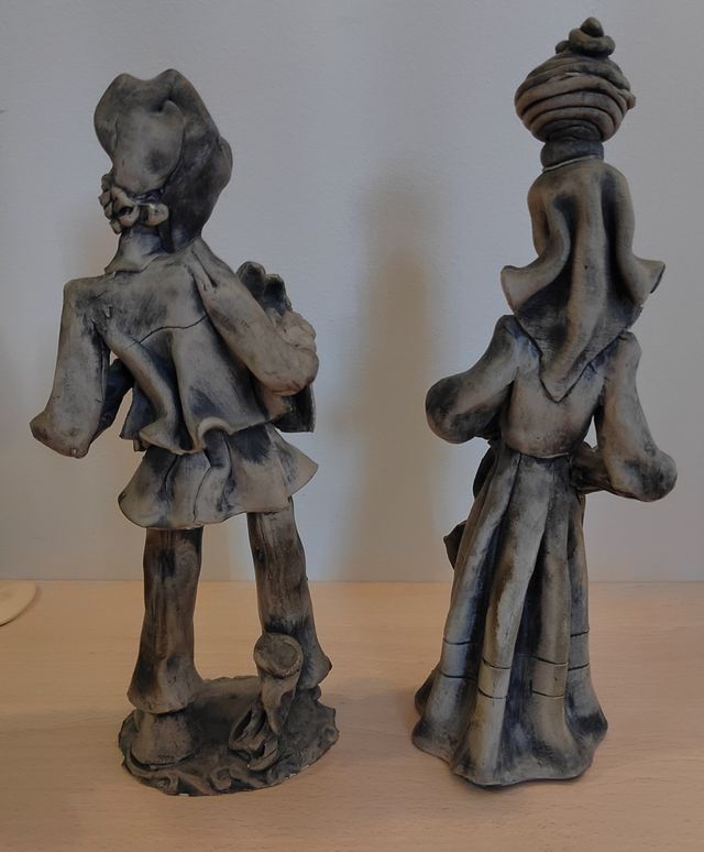 Statue uomo e donna - Stelio Mola