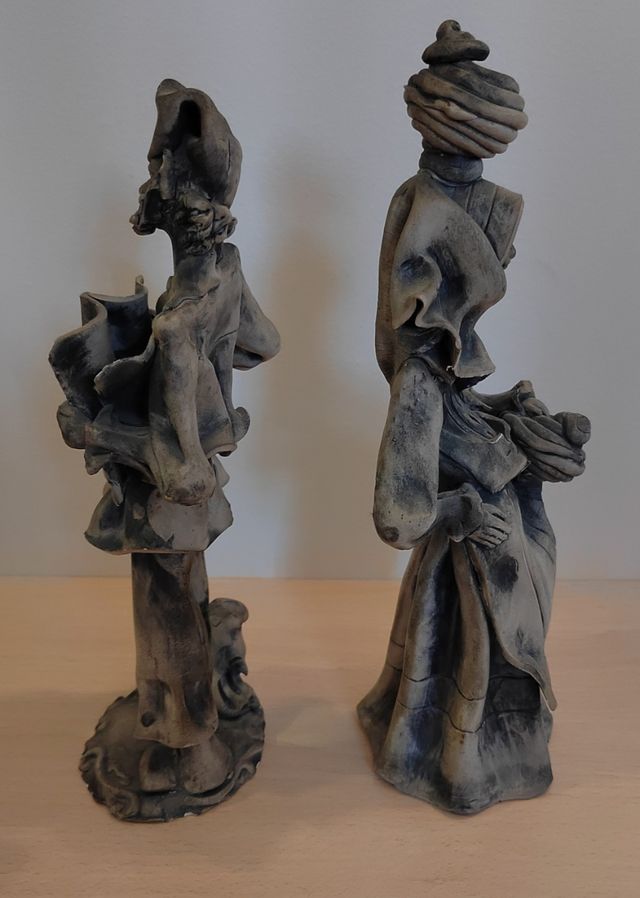 Statue uomo e donna - Stelio Mola