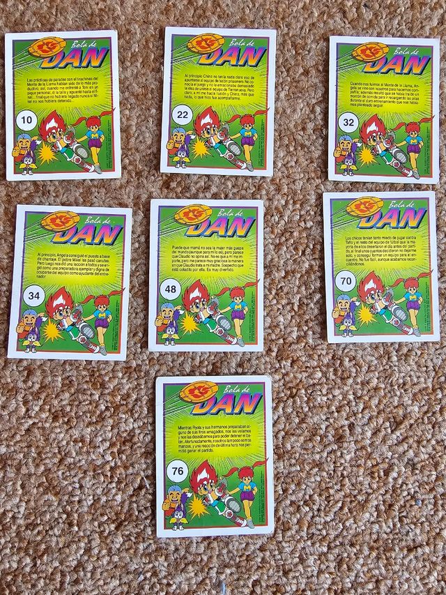 Cartas Bola de Dan