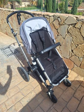 carro bugaboo3 plus y accesorios. 