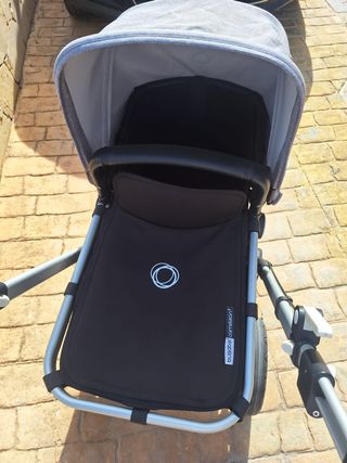 carro bugaboo3 plus y accesorios. 