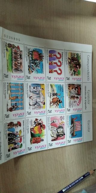 Sellos diseño Gallego & Rey: Historia de España II