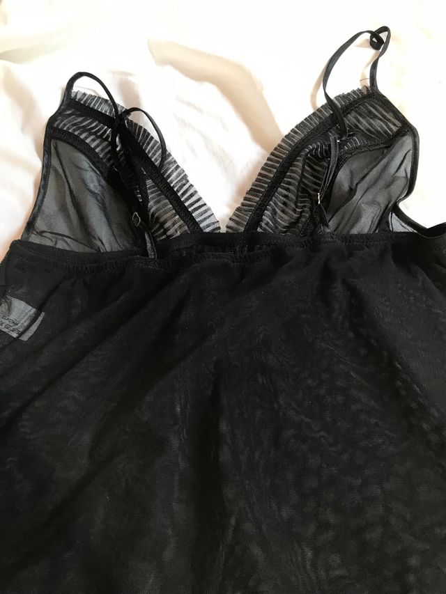 Top nero lingerie marca Andra NUOVO