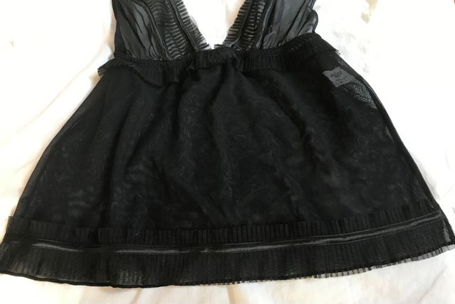 Top nero lingerie marca Andra NUOVO