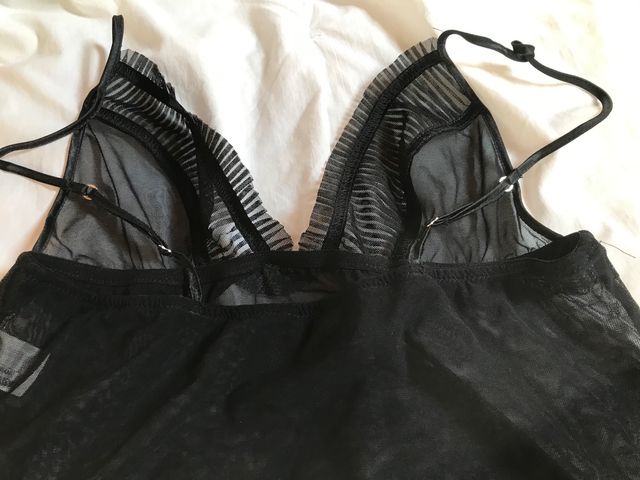Top nero lingerie marca Andra NUOVO