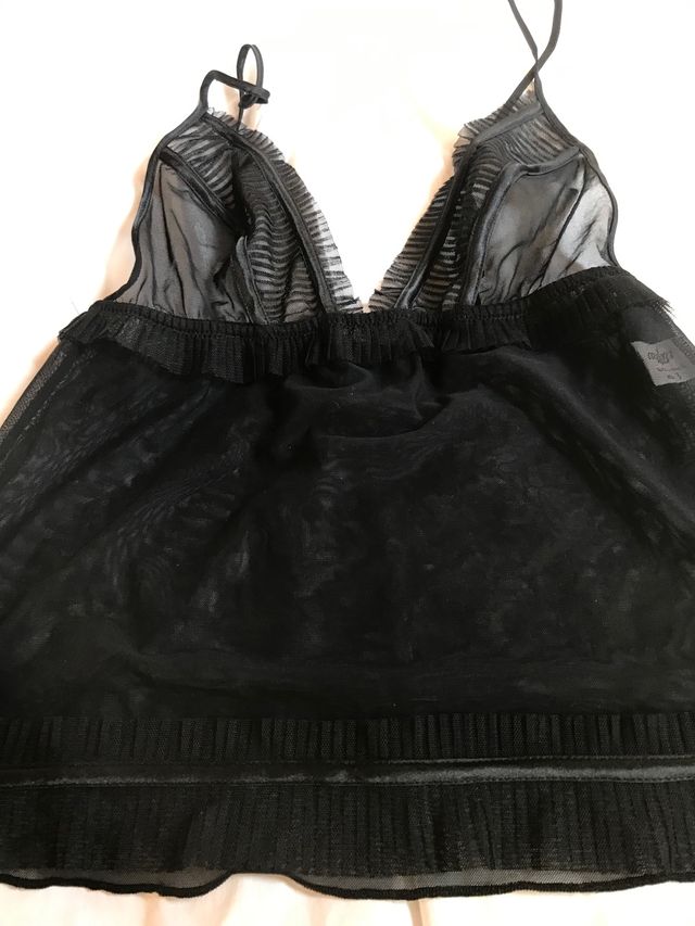 Top nero lingerie marca Andra NUOVO