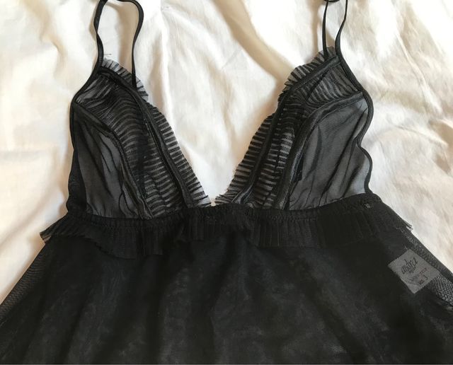 Top nero lingerie marca Andra NUOVO