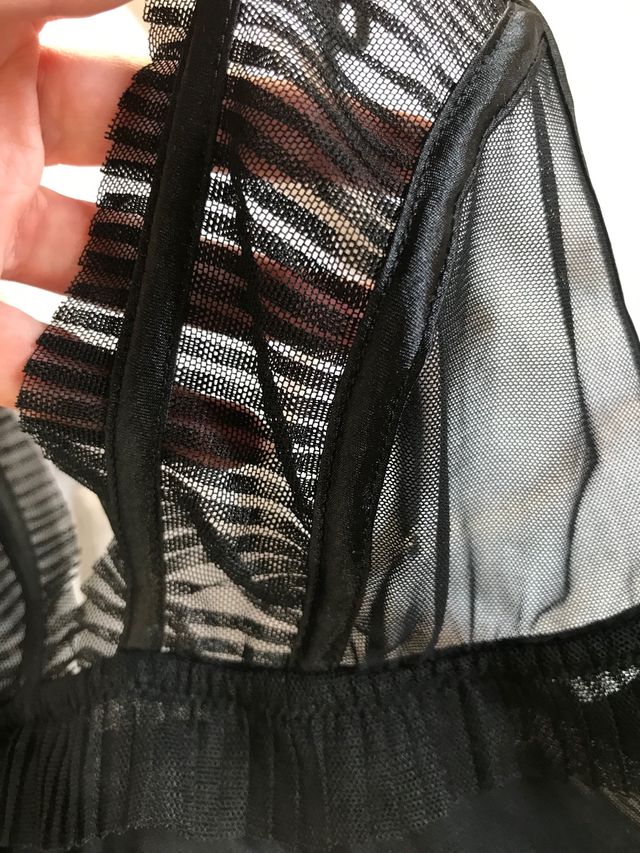 Top nero lingerie marca Andra NUOVO