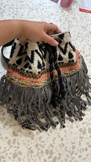 bolso mochila etnica