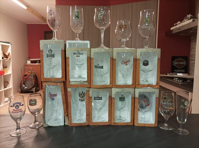 350 BICCHERI- CALICI- BOCCALI DA COLLEZIONE BIRRA