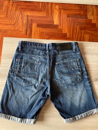 Bermudas vaqueras.