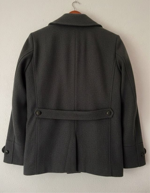 Abrigo hombre Pull&Bear gris marengo talla L