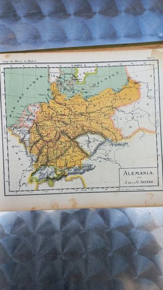 ATLAS DE GEOGRAFIA ARTERO, 1908