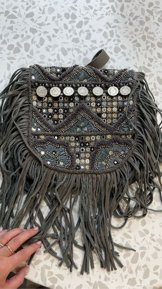 bolso piel y predreria