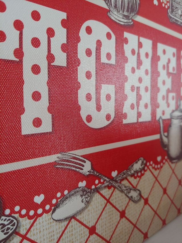 Cuadro lienzo Cocina Vintage de segunda mano por 3,5 EUR en Sevilla en