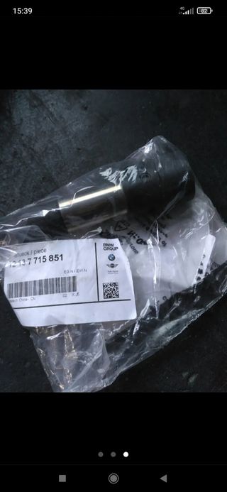 Botellas y pipa bobina alta BMW GS 650