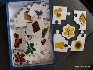 Puzles para aprender colores