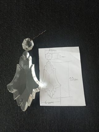 Lote lagrimas cristal