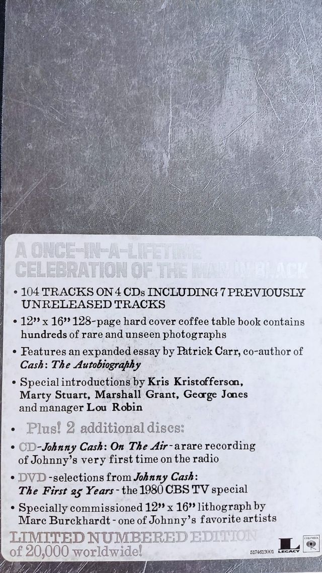 Libro Johnny Cash the legend.