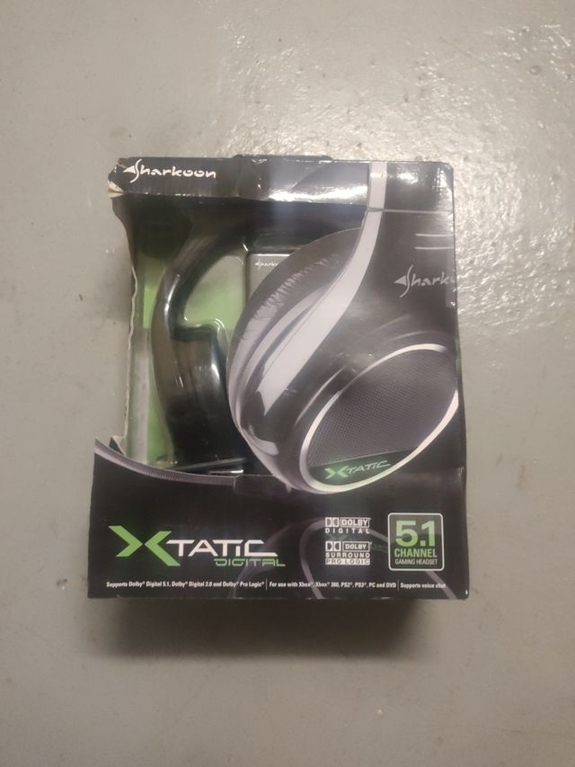 Cascos gaming sharkoon xtatic