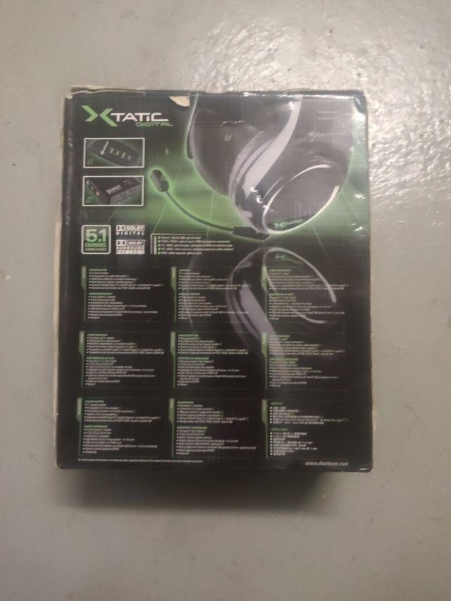 Cascos gaming sharkoon xtatic